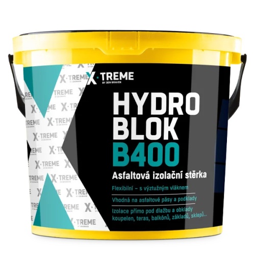 Asfaltová izolační stěrka HYDRO BLOK B400 asfal. izol. stěrka, X-TREME
