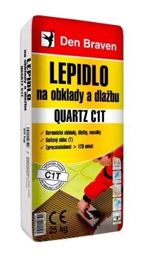 Lepidlo na obklady a dlažbu QUARTZ C1T 25 kg