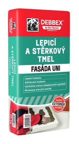 Lepicí a stěrkový tmel FASÁDA UNI 25 kg standard